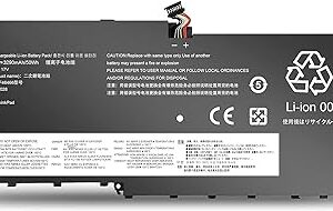 00HW028 Battery for LEN0V0 Thinkpad X1 Carbon 4th Gen 2016 / ThinkPad X1 Yoga 1st 2nd Ultrabook, P/N: 00HW029 SB10F46466 SB10F46467 SB10K97566 01AV438-15.2V 3290mAh