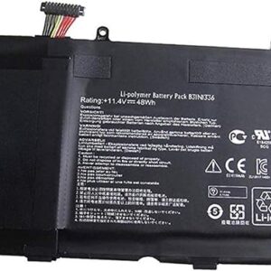 48Wh B31N1336 Laptop Battery for ASUS VivoBook A551L S551 S551L S551LN S551LA S551LB R533L K551LN K551L R553L R553LF R553LN V551L Series A42-S551 C31-S551Brand: ASK