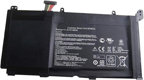 48Wh B31N1336 Laptop Battery for ASUS VivoBook A551L S551 S551L S551LN S551LA S551LB R533L K551LN K551L R553L R553LF R553LN V551L Series A42-S551 C31-S551Brand: ASK