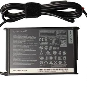 135W Charger for Lenovo ThinkBook 16p 15P ThinkPad T15p P16v Z16 X1 Extreme Lenovo IdeaPad Pro 5 Slim 3 Creator 5 Yoga Slim 7 Pro 7i LOQ ThinkCentre 20V 6.7A AC Adapter