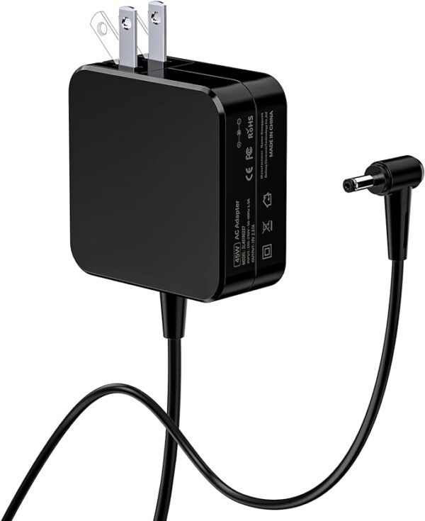 45W Laptop Charger for Asus Vivobook 14 15 17 F415 F415E F510U F510UA F512JA F512J; ZenBook UX330 UX330U UX360 UX360C UX305 AC Adapter; Chromebook C202 C202S C202SA C300 C300S
