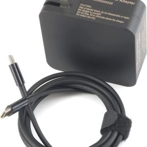 65W 45W USB-C AC Charger for Lenovo Chromebook 100e 300e 500e C330 S330 ThinkPad T480 T480s T580 T580s E480 E580 Yoga C930 C940 C740 S730 730 730S 910 920