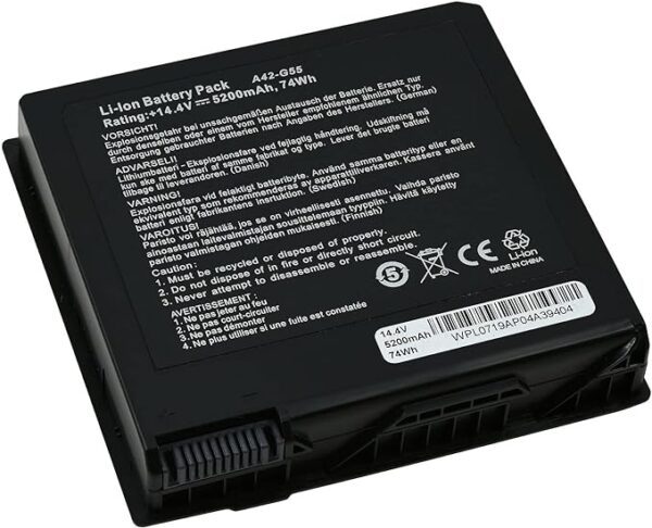 A42-G55 Laptop Battery for Asus G55 G55V G55VW G55VM-DH71 G55VM-DS71 G55VM-ES71 G55VM-RS71 G55VM-S1020V G55VW-ES71 RS71 G55VW-V2G G55VW-DH71-CA G55XI361VW-BL G55XI363VW-BL 0B110-00080000 14.4V 74Wh