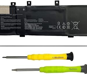 B31N1635 Laptop Battery for Asus Pro 17 Notebook for ASUS VivoBook 17 A705 A705U X705UA N705UD N705UN N705UQ X705UV X705NA X705NC Series Notebook 11.52V 42Wh/3553mAh