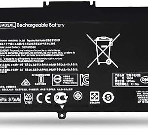 BK03XL 916811-855 Battery for HP Pavilion X360 Convertible 14-ba0xx 14-ba2xx 14m-ba0xx 14m-ba1xx 14m-ba011dx 14m-ba013dx 14m-ba114dx 14-ba253cl 14-bal125cl 14-ba153cl 14-ba002ne 14-ba009la 14-ba125cl