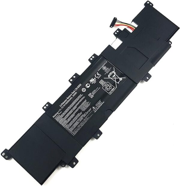 C21-X502 C31-X502 Battery for Asus X502 X502C X502CA S500 S500C S500CA PU500C PU500CA V500C PU500X3217CA PU500X3317CA Series C21-X5O2 0B200-00320300M (11.1V 44Wh/4000mAh)