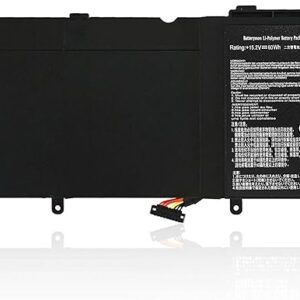 C41N1416 Laptop Battery for Asus ZenBook Pro G501 G501VW G501VJ G501JW G601J N501 N501J N501JW N501L UX501 UX501J UX501L UX501JW UX501VW UX501LW N501JW-1A N501JW-2B Series 0B200-01250100 15.2V 60Wh