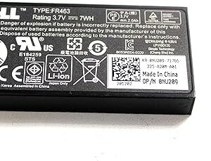 FR463 Battery for Dell Poweredge Perc 5i 6i PowerEdge 1950 2900 2950 P9110 NU209 U8735 XJ54 312-0448 / 0NU209
