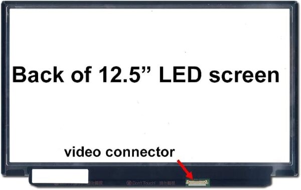 HP Elitebook 820 G4 screen, HD 1366x768, Matte, LCD LED Display