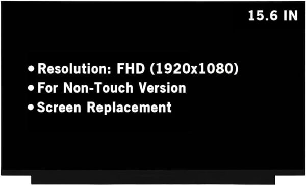15.6" Screen Replacement for HP OMEN 15-EK0013DX L99601-001 FHD 1920x1080 300Hz 40Pin LED LCD Display Screen Panel (Not for 144Hz)
