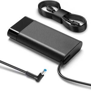 135W Charger for HP Spectre x360 15 15-df 15-dc Series HP Pavilion Gaming 17 15 TPN-CA13 TPN-DA11 L15534-001,15t-df100 CTO, OMEN by HP 17 15 Series ec0013dx,15-ec0751ms Power Supply Cord