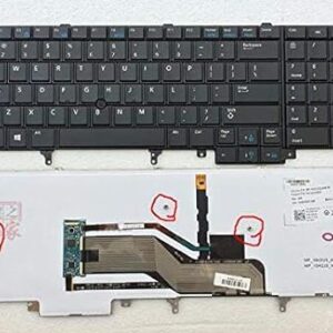 New Genuine Keyboard for Dell Latitude E6520 Keyboard Backlit 6VF0N 06VF0N