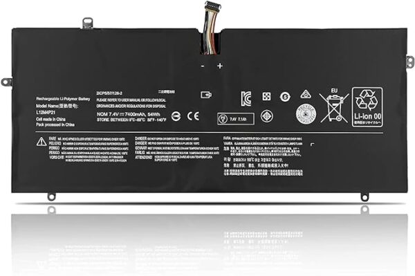 L12M4P21 Laptop Battery For Lenovo Yoga 2 Pro 13 Series Notebook 121500156 21CP5/57/128-2 L13S4P21 ((7.4V 54Wh))