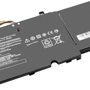 B31N1402 Laptop Battery For Asus Q551 Q551L Q551LN Q551LN-BBI706 Q551LN-BSI708 Q552UB Q552UB-BHI7T12 Series Notebook B31BN9H Black 11.4V 48Wh 4110mAh