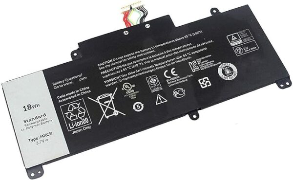 Laptop Battery for Dell Venue 8 Pro 5830 Tablet Series Notebook 74XCR VXGP6 074XCR X1M2Y 074XCR 0VXGP6
