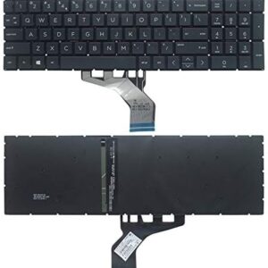Laptop Keyboard for HP 15-DA 15-DB 15-DX 15-DB0030NR 15-DB0031NR Backlit