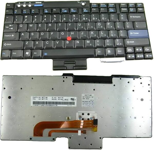 Laptop Keyboard for Lenovo Thinkpad T60 T60P T61 T61P R60 R61 Z60 Z61 T500 R400 R500 T400 W700 English US 42T3241 42T3273 MW-89US MP-05083US-4421