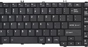 Laptop Keyboard for Toshiba Satellite C650 C650D C655 C655D L650 L650D L655 L655D L670 L670D L675 L675D Pro C650 C655 C660 C665 L650 L655 L670 Series Notebook Black US English Layout