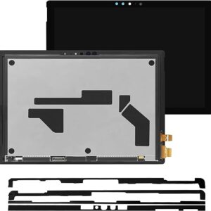 Microsoft Surface Pro 5 1796 V1.0 6870S-2403A 12.3 inch LCD LED Display Touch Screen Digitizer Assembly LP123WQ1 (with Touch Plate)