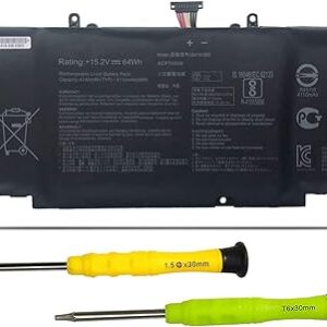 B41N1526 Laptop Battery for Asus FX502VM FX60VM FX502VM-AS73 FX502VM-FY361T ROG Strix GL502VT GL502VM-FY039T GL502VT-DS74 S5 S5V S5VM Series Notebook 0B200-0194000 15.2V 64Wh 4240mAh