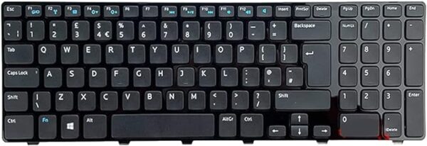 New Laptop Keyboard for Dell Inspiron 17-3721 17-3737 17R-5721 17R-5737 PN:JJNFF 0JJNFF PK130T31A00 1XVY2 V119725BS US Layout Black Color