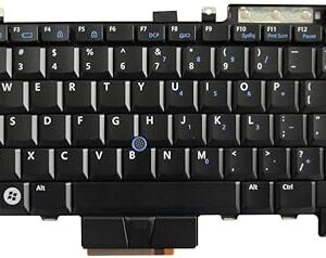 New Keyboard Compatible with DELL Latitude E5400 E5410 E5500 E5510 E6400 E6410 E6500 E6510, Precision M2400 M4400 M4500 with Pointer