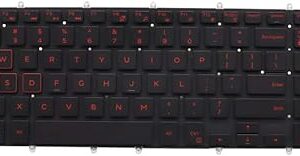 New Keyboard for Inspiron 15 Gaming 7566 7567 Inspiron 15-7566 7567 5567 5565 5568 5570 5575 7566 Keyboard US Backlit Red