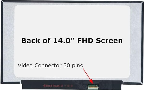 New Screen Replacement for HP 14-DQ1033CL 7RP94UA, FHD 1920x1080, IPS, Matte, LCD LED Display