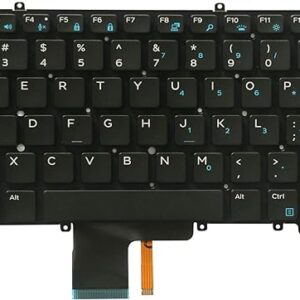 New for Dell Latitude 13 7370 E7370 Keyboard US with Backlit NSK-LZABC KTYW0