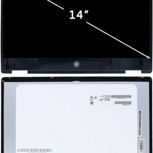 Replacement L51119-001 for HP Envy X360 14M-DH0003DX 14M-DH1003DX 14-DH0008CA 14-DH1008CA 14-DH0013NR 14-DH2671CL LCD Touch Screen Display Assembly 14"(w/Bezel + Support Stylus)