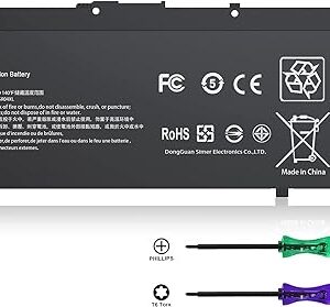 SR04XL Battery SR03XL Battery for HP Omen 15-CE0XX 15-DC0XX Series 15-CE015DX 15-DC0003LA 15-DC0051NR Pavilion 15-CB0XX 15-CX0XX 15-CB041NR 15-CX0056WM
