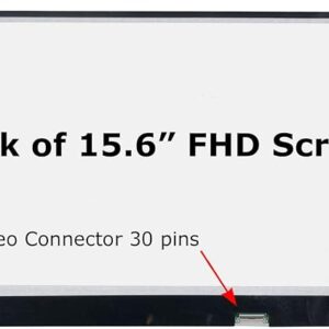 Screen Replacement for HP Omen 15-AX210NR, FHD 1920x1080, IPS, Matte, LCD LED Display