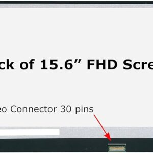 Screen Replacement for HP Omen 15-DC0010NR, FHD 1920x1080, IPS, Glossy, LCD LED Display