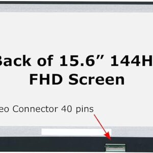 Screen Replacement for HP Victus 15Z-FB000 15-FB0XXX 15-FB000 (40pin 144Hz) FHD 1920x1080 IPS LCD LED Display