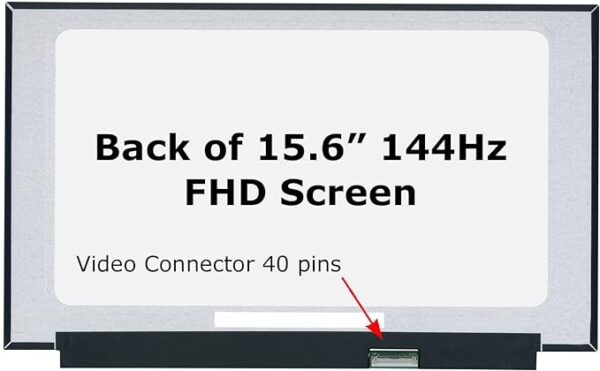 Screen Replacement for HP Victus 15Z-FB000 15-FB0XXX 15-FB000 (40pin 144Hz) FHD 1920x1080 IPS LCD LED Display