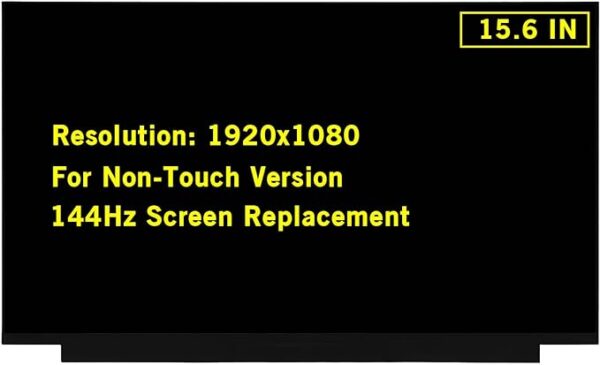 Screen Replacement for HP Victus 15-FA0012CI 15-FA0040NM 15-FA0051NE 40 pin 144 Hz FHD 1920 * 1080 LCD Non-Touch Display Panel