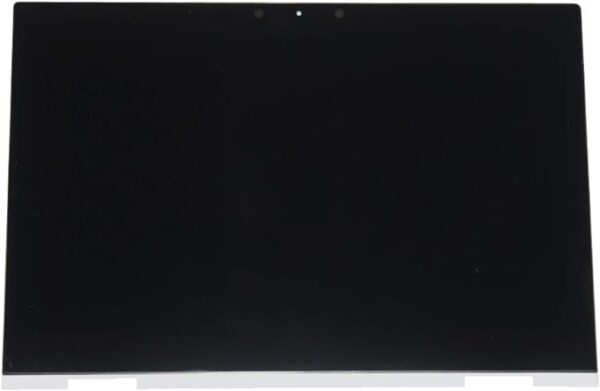Touch LCD for HP Envy X360 15-CN 15m-cn0xxx 15m-cn0011dx 15m-cn0012dx 15-cn0013nr 15-cn1025cl L20114-001 15.6 inch FHD LCD Touch Screen Display Digitizer Assembly Bezel (Silver)