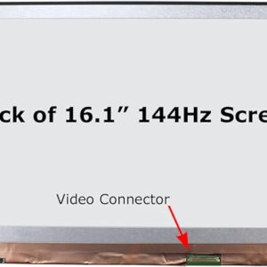 screen for HP Victus 16-e0043nr 16-e0097nr 16-e0161nr 16-e0085nr 16-e0075cl 16-e0085cl 16.1 inches 144Hz 40Pin FullHD 1920x1080 IPS LCD Display Screen